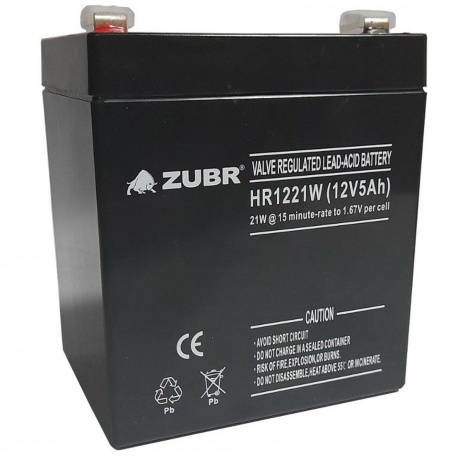 Батарея для ИБП ZUBR HR 1221 W (12V, 5Ah) (HR1221W) - фото 1