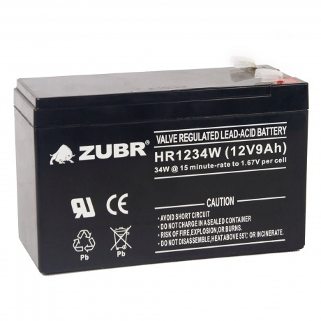

Батарея для ИБП ZUBR HR 1234 W (12V, 9Ah) (HR1234W)