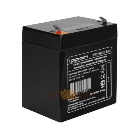 

Батарея для ИБП Ippon IP12-5 12Вт 5Ач для Ippon