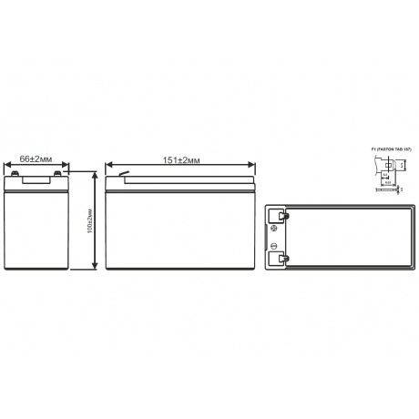 Батарея для ИБП LFA FB7.2-12 - фото 10