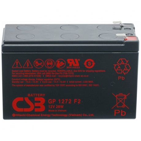 Батарея для ИБП CSB GP1272  F2 - фото 1