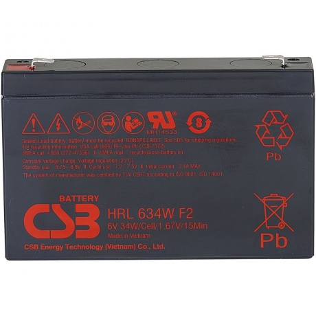 Батарея для ИБП CSB HRL634W F2 FR