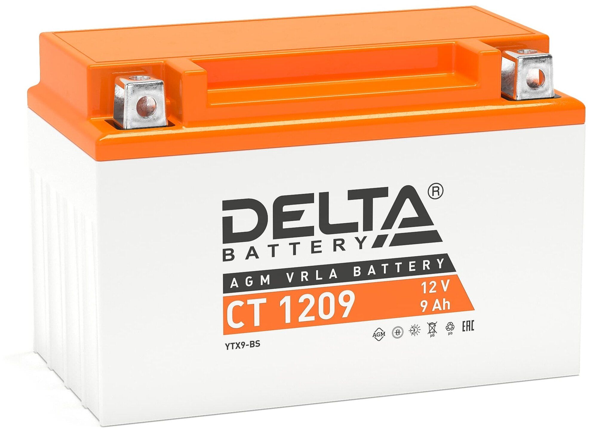 Батарея для ИБП Delta CT 1209 yuasa батарея yuasa np7 12 12в 7а