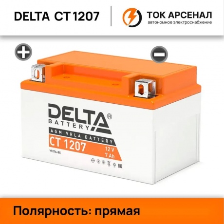 Батарея для ИБП Delta CT 1207 - фото 3