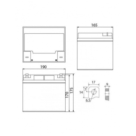 Батарея для ИБП Delta Security Force SF 1240 - фото 5