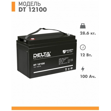 Батарея для ИБП Delta DT 12100 - фото 4
