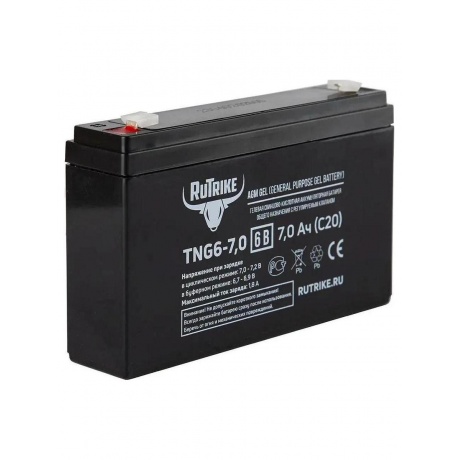 Батарея для ИБП Rutrike TNG6-7,0 6В 7Ач - фото 3