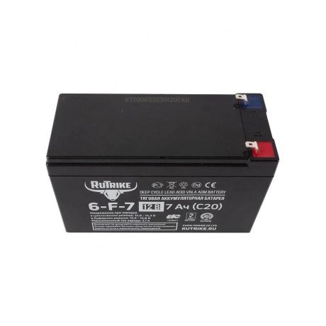 Батарея для ИБП Rutrike 6-F-7 12В 7Ач - фото 2