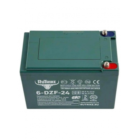 Батарея для ИБП Rutrike 6-DZF-24 12В 24Ач - фото 2