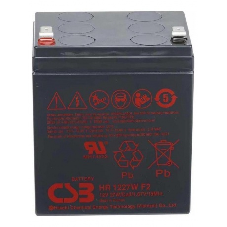 Батарея для ИБП CSB HR1227W F2 12В 7.5Ач - фото 2