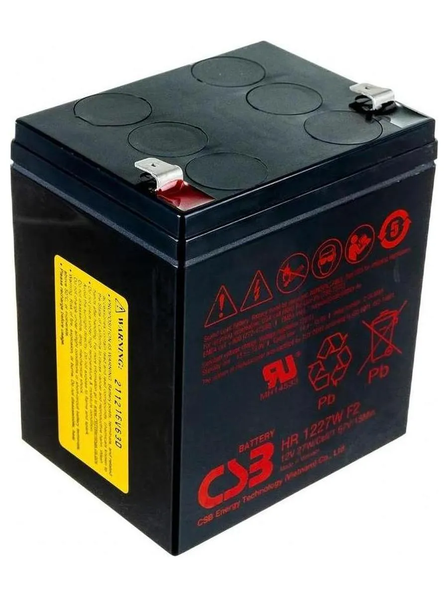 Батарея для ИБП CSB HR1227W F2 12В 7.5Ач - фото 4