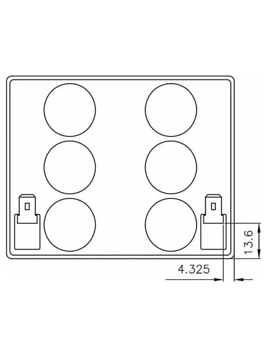 Батарея для ИБП CSB HR1227W F2 12В 7.5Ач - фото 7