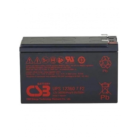 

Батарея для ИБП CSB UPS 123607 F 12В 7.5Ач