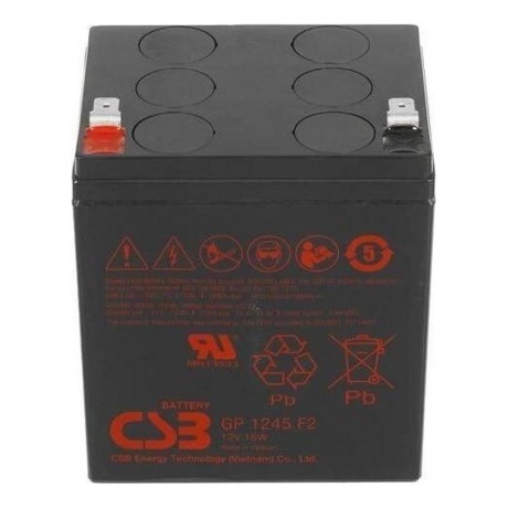 Батарея для ИБП CSB GP 1245 F2 (12V16W) 12В - фото 3