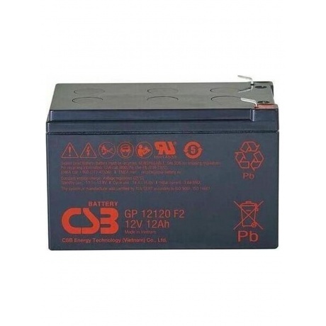 Батарея для ИБП CSB GP12120 F2 12В 12Ач - фото 5