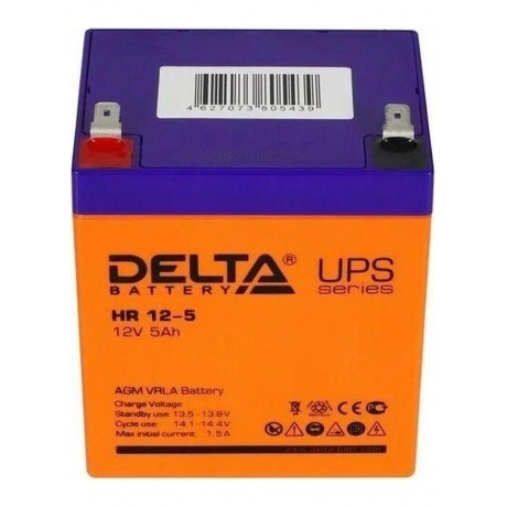Батарея для ИБП Delta HR 12-5 12В 5Ач - фото 7