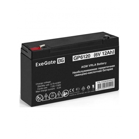 

Батарея для ИБП Exegate EX282954 6В 12Ач