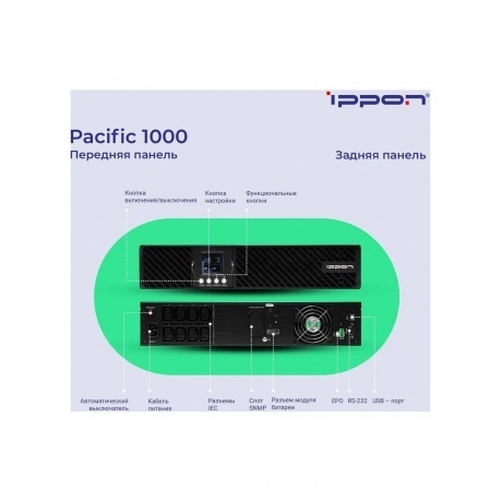 Батарея для ИБП Ippon Pacific 1000 24В 9Ач - фото 20