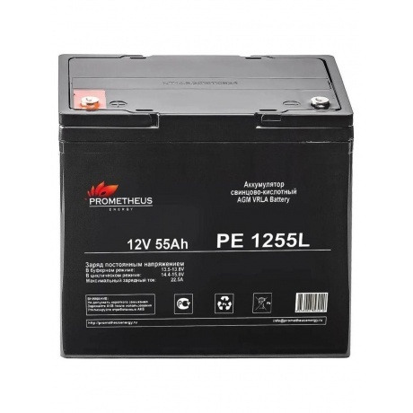 Батарея для ИБП Prometheus Energy PE 1255L 12В 55Ач - фото 3