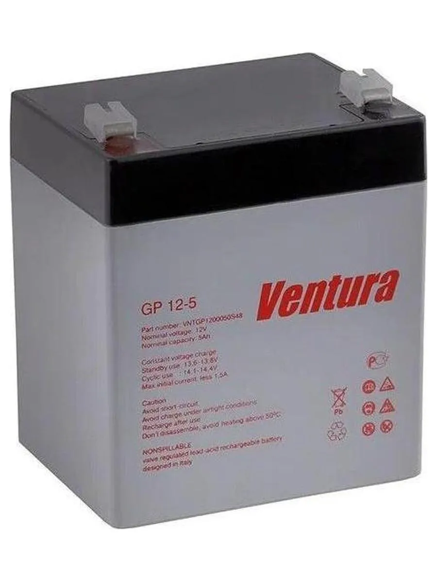 Батарея для ИБП Ventura GP 12-5 12В 5Ач - фото 2