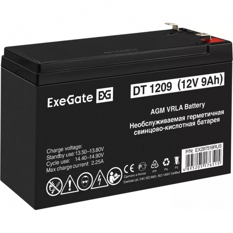

Батарея для ИБП Exegate DT 1209 (EX297519RUS)