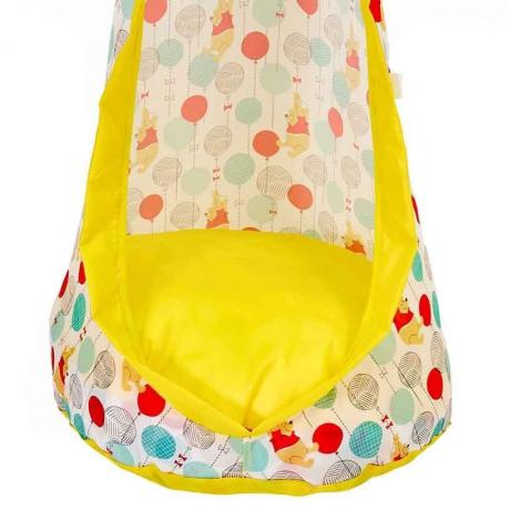 Детское подвесное кресло Polini kids Disney baby Медвежонок Винни Чудесный день, желтый - фото 4