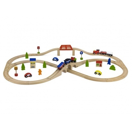 

Набор "Железная дорога" (49 деталей) в коробке 56304