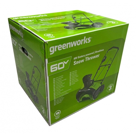 Снегоуборщик электрический Greenworks Garden GD60PSTK4 - фото 9