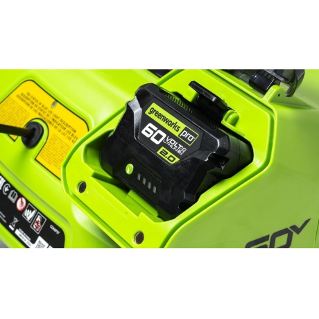 Снегоуборщик электрический Greenworks GD60PST 2кВт - фото 10