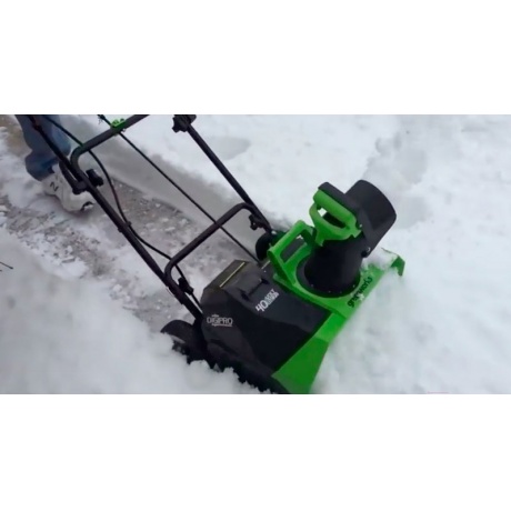 Снегоуборщик электрический Greenworks  GD40SB - фото 10