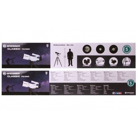 Телескоп Bresser Classic 70/350 AZ - фото 16