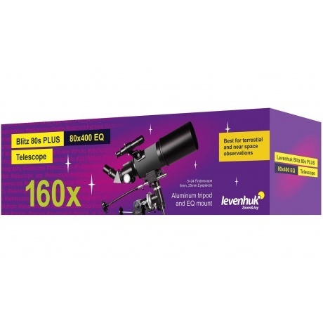 Телескоп Levenhuk Blitz 80s PLUS - фото 2