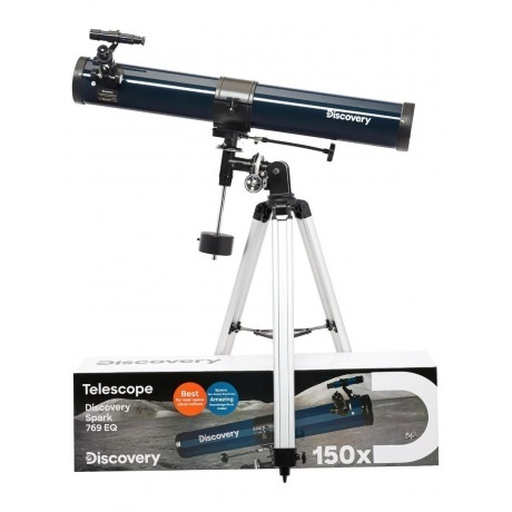 Телескоп Levenhuk Discovery Spark 769 EQ с книгой - фото 2
