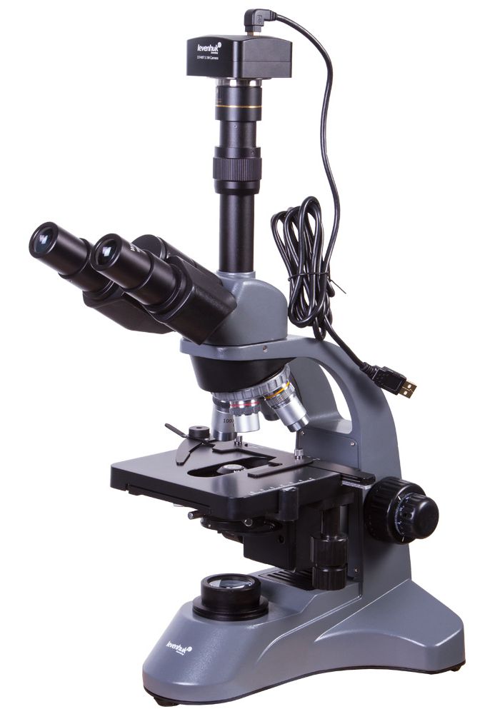 Фото - Микроскоп цифровой Levenhuk D740T, 5,1 Мпикс, тринокулярный микроскоп