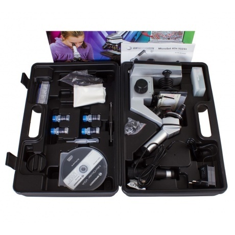 Микроскоп цифровой Bresser Junior 40x-1024x, в кейсе - фото 3