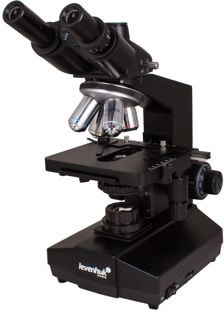 Микроскоп Levenhuk 870T, тринокулярный цена и фото