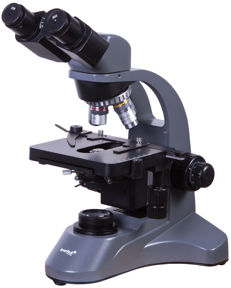 Микроскоп Levenhuk 720B, бинокулярный микроскоп levenhuk 720b серый черный