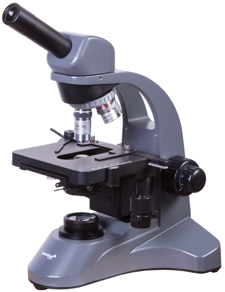 Микроскоп Levenhuk 700M, монокулярный микроскоп levenhuk rainbow 2l azure лазурь