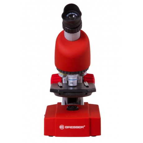 Микроскоп Bresser Junior 40x-640x, красный - фото 4