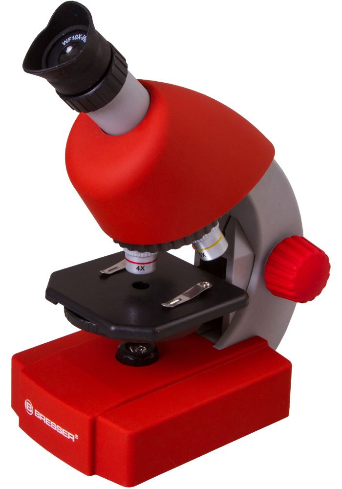 цена Микроскоп Bresser Junior 40x-640x, красный