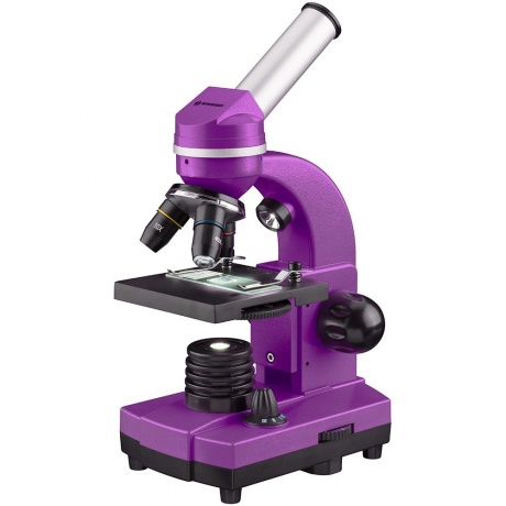 Микроскоп Bresser Junior Biolux SEL 40–1600x, фиолетовый - фото 1