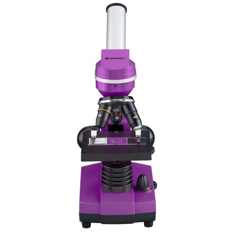 Микроскоп Bresser Junior Biolux SEL 40–1600x, фиолетовый - фото 3