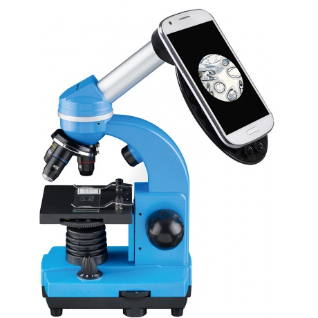 Микроскоп Bresser Junior Biolux SEL 40–1600x, синий - фото 2