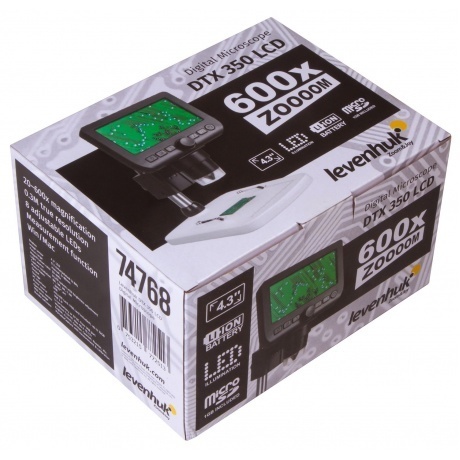 Микроскоп цифровой Levenhuk DTX 350 LCD - фото 9