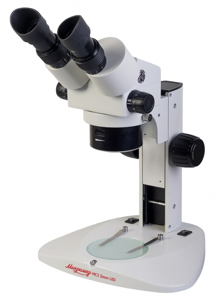 Микроскоп стерео Микромед МС-3-ZOOM LED вкладыш к предметному столу микромед мс 2 zoom