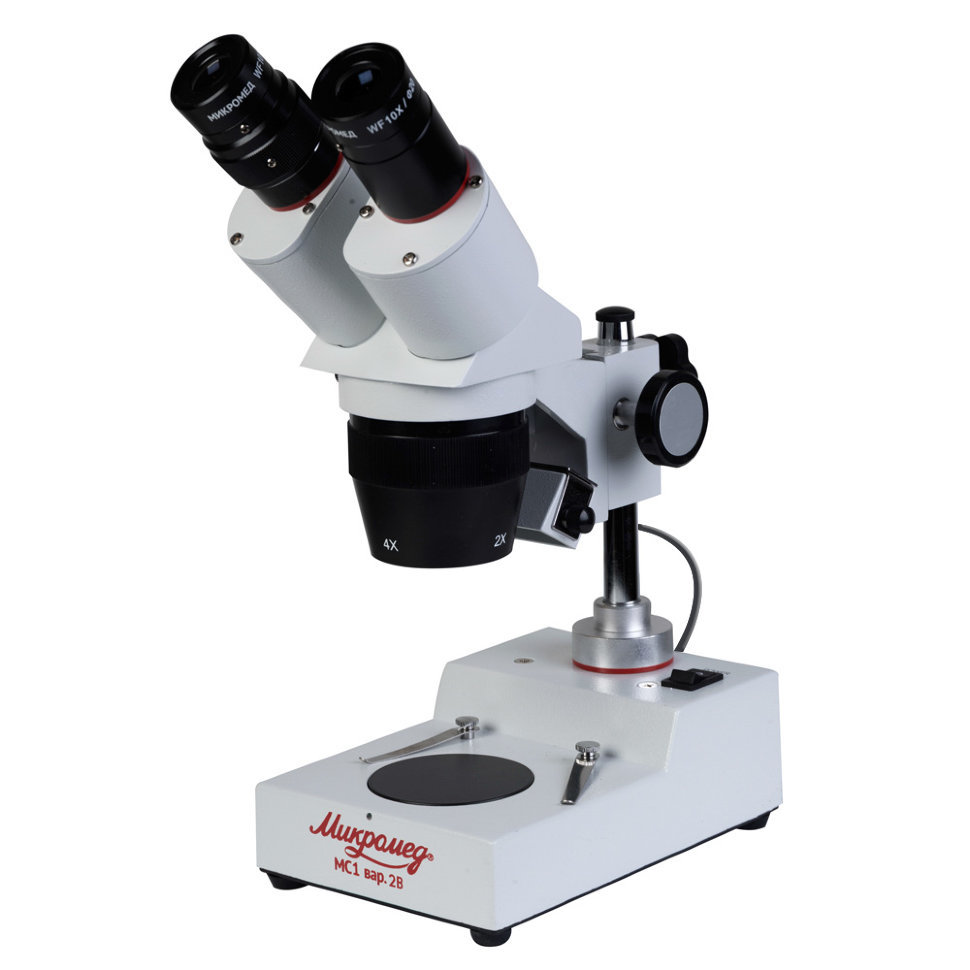 микроскоп стерео мс 1 вар 1b 2х 4х Микроскоп стерео Микромед МС-1 вар.2B (2х/4х)