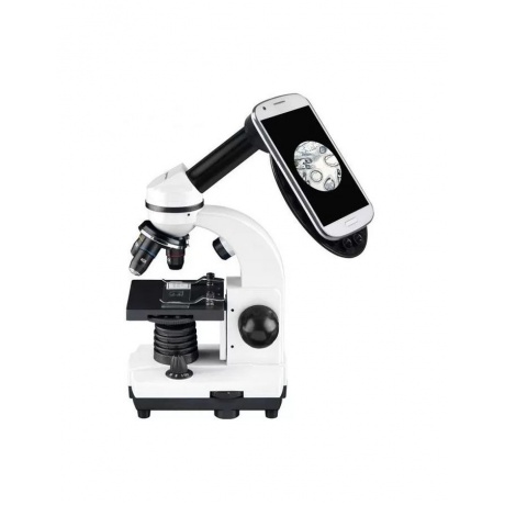 Микроскоп Bresser Junior Biolux SEL 40–1600x, белый, в кейсе - фото 1