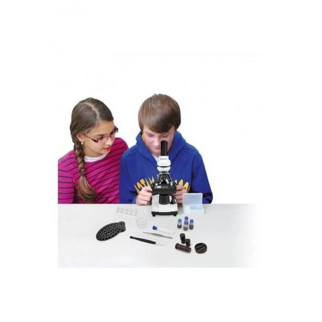 Микроскоп Bresser Junior Biolux SEL 40–1600x, белый, в кейсе - фото 7