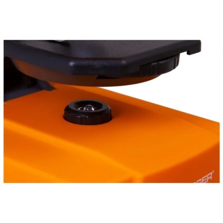 Микроскоп Bresser Junior 40–640x оранжевый с набором для опытов, в кейсе - фото 6