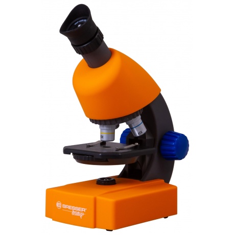 Микроскоп Bresser Junior 40–640x, оранжевый - фото 1